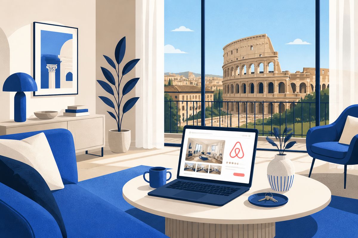 aumentare visualizzazioni prenotazioni Airbnb - illustrazione LovedHomes, property management a Roma