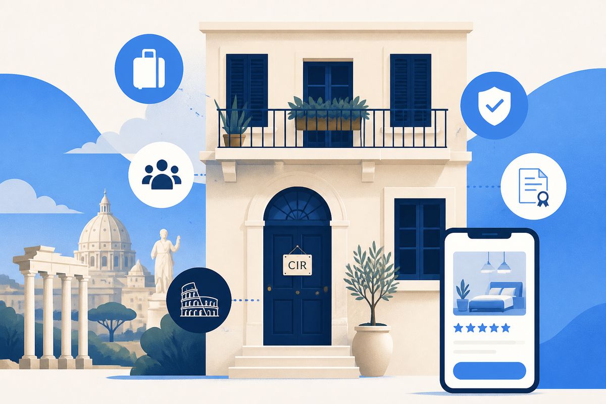 CIR Roma - illustrazione LovedHomes, property management a Roma