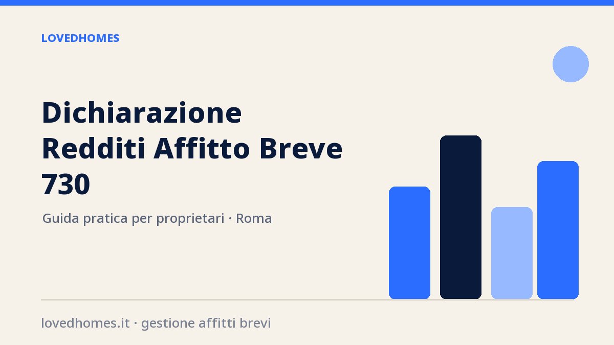 Dichiarazione redditi affitto breve