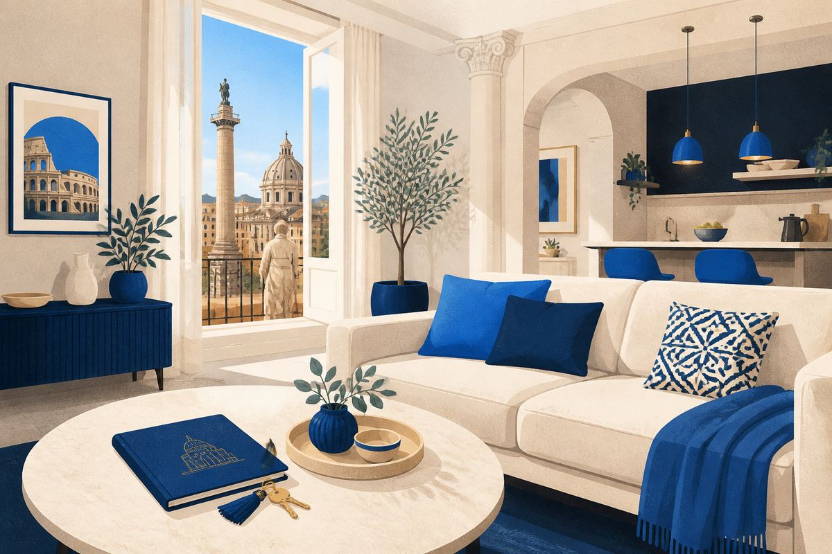 dotazioni casa vacanza - illustrazione LovedHomes, property management a Roma