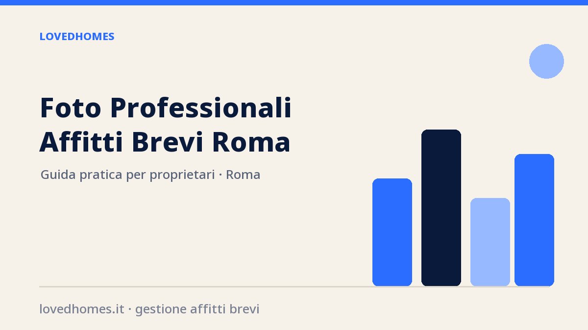 Foto professionali affitti brevi
