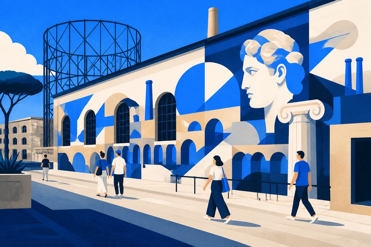Ostiense Roma - illustrazione LovedHomes, property management a Roma