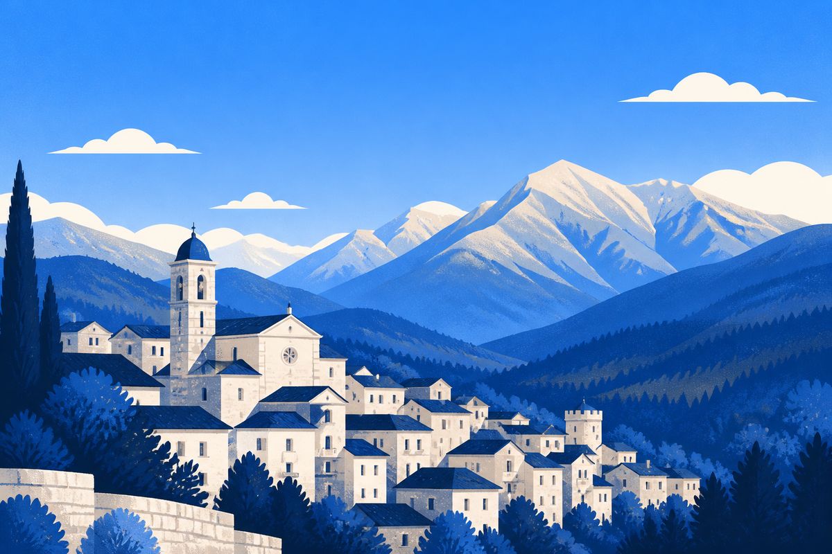 Pescasseroli - illustrazione LovedHomes, property management a Roma