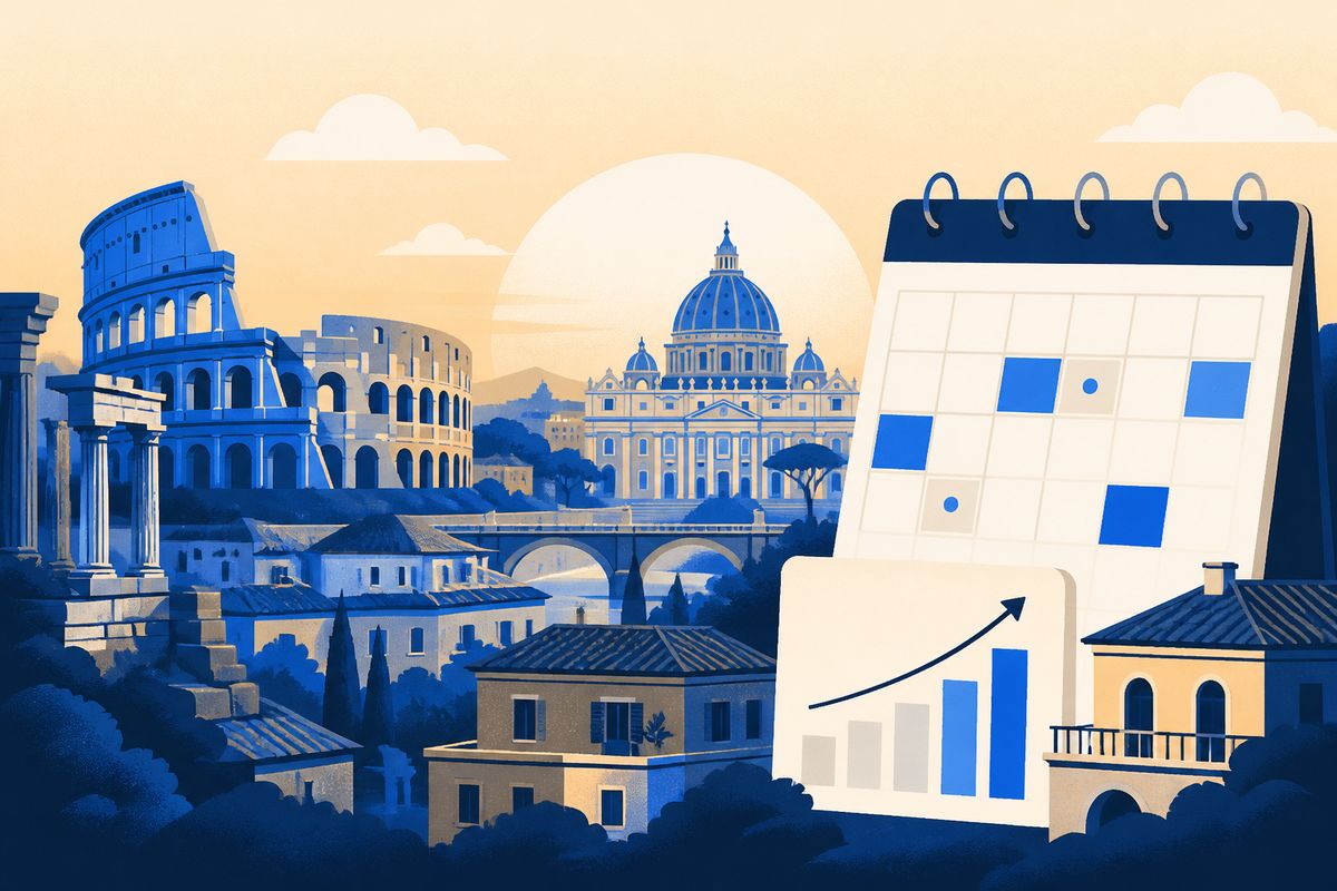 quanto rende affitto breve Roma - illustrazione LovedHomes, property management a Roma