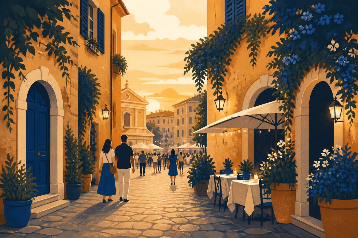 Trastevere Roma - illustrazione LovedHomes, property management a Roma