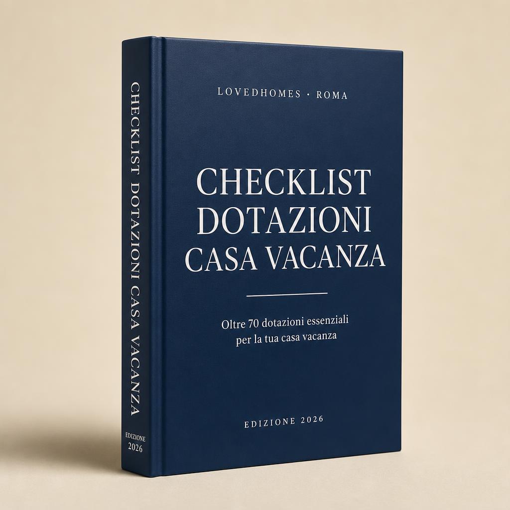 Copertina della Checklist Dotazioni Casa Vacanza di LovedHomes
